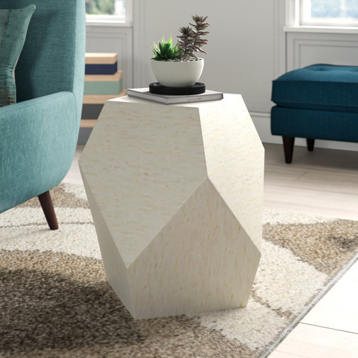 Ivy Bronx Mahn Mosaic Geometric End Table & Reviews Wayfair